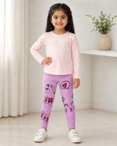 Adorable Kitty Cat Premium Lycra Tights for Girls
