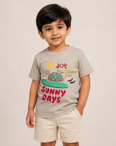 Boys Turtle Wave Summer Surf T-Shirt
