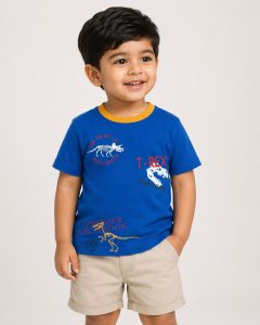 Boys T-Rex Tyke Lizard King Summer Adventure T-Shirt