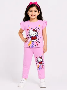 Kitty Glow Fancy Elegance Tee & Trouser