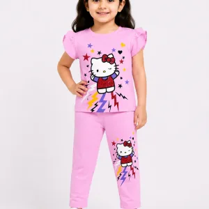 Kitty Glow Fancy Elegance Tee & Trouser