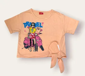 Sunny Sojourn Fancy Travel Companion Tee