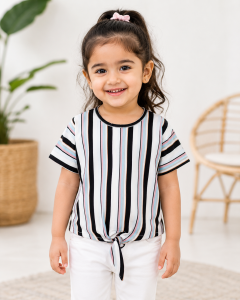 Monochrome Harmony Stripes Tee