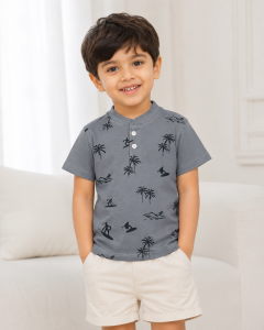 Gray Beach Tee