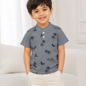 Gray Beach Tee