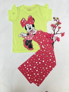 Magical Mickey Striped Palazzo Set– Playful & Trendy Comfort