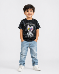 ALTCHANGE Graphic T-Shirt – Black Tie-Dye