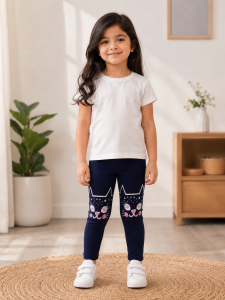 Adorable Cat Eyes & Whiskers Leggings