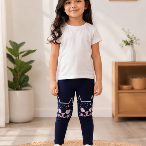 Adorable Cat Eyes & Whiskers Leggings